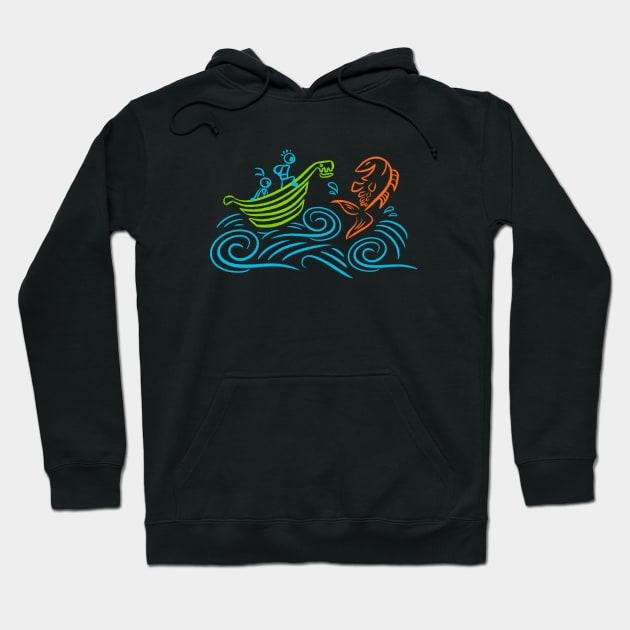 Water is Life, Life is Joy Hoodie by EchoLakeArt